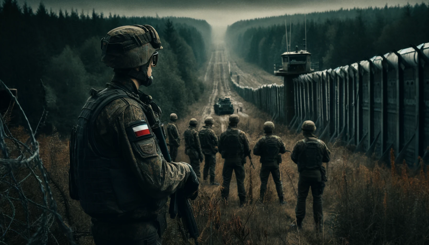 Stan Polskiego Żołnierza Po Ataku Imigranta Na Granicy Polsko-Białoruskiej