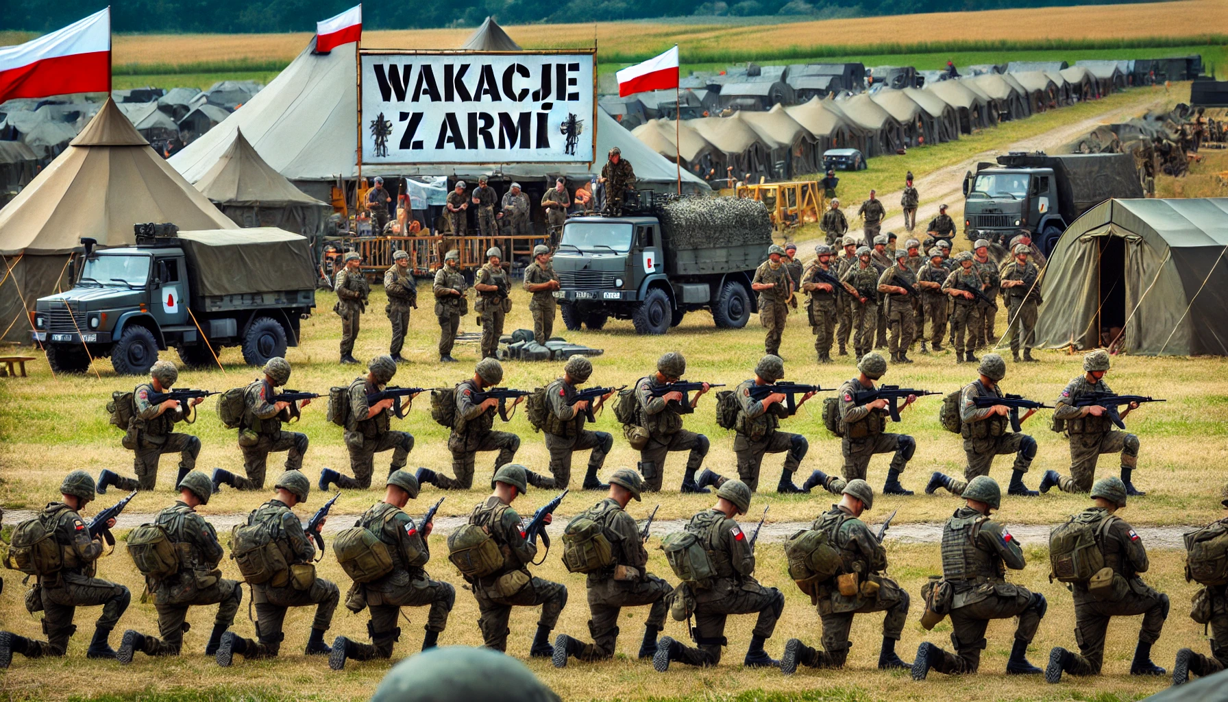 Polska przygotowuje się do potencjalnego konfliktu z Rosją dzięki programowi „Wakacje z armią”